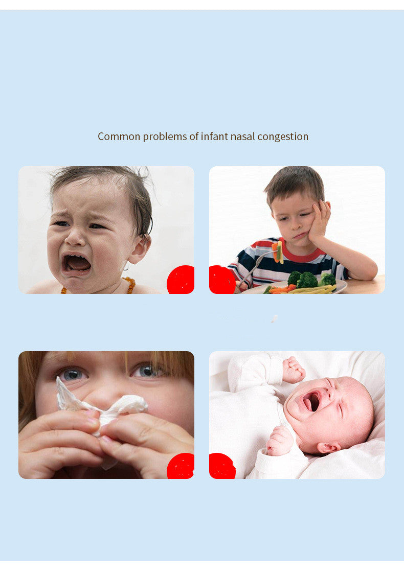Baby Mouth Suction Nose Baby Cleaning Nose Anti-ride Nose Frida Nasal Aspirator Baby Health Care Medicine Dropper Accessories