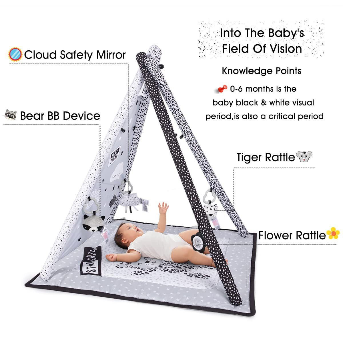 Baby-Child Activity Tent and Play Mat