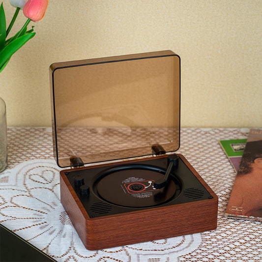 Wooden Vintage Portable Tray CD Player Player